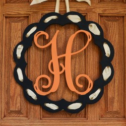 Scallop Letter Monogram