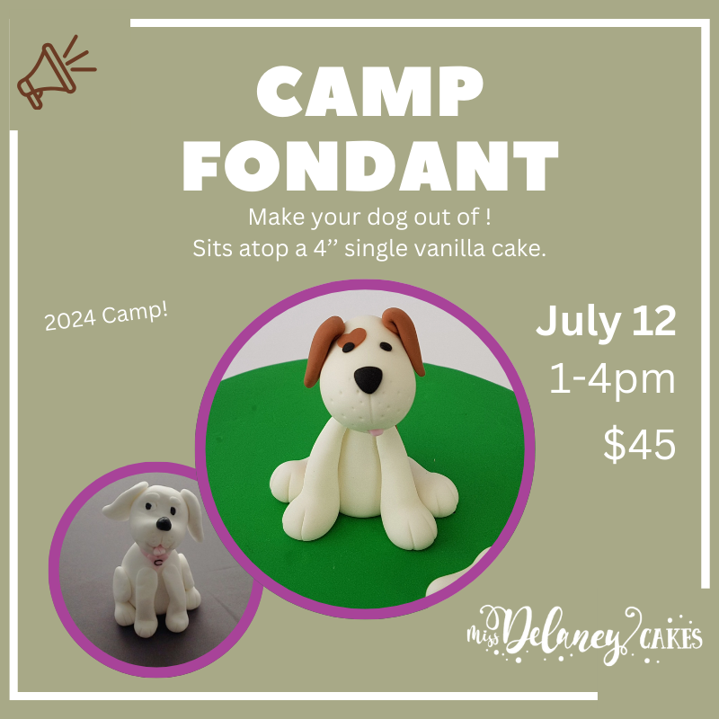 Puppy Dog Fondant Camp