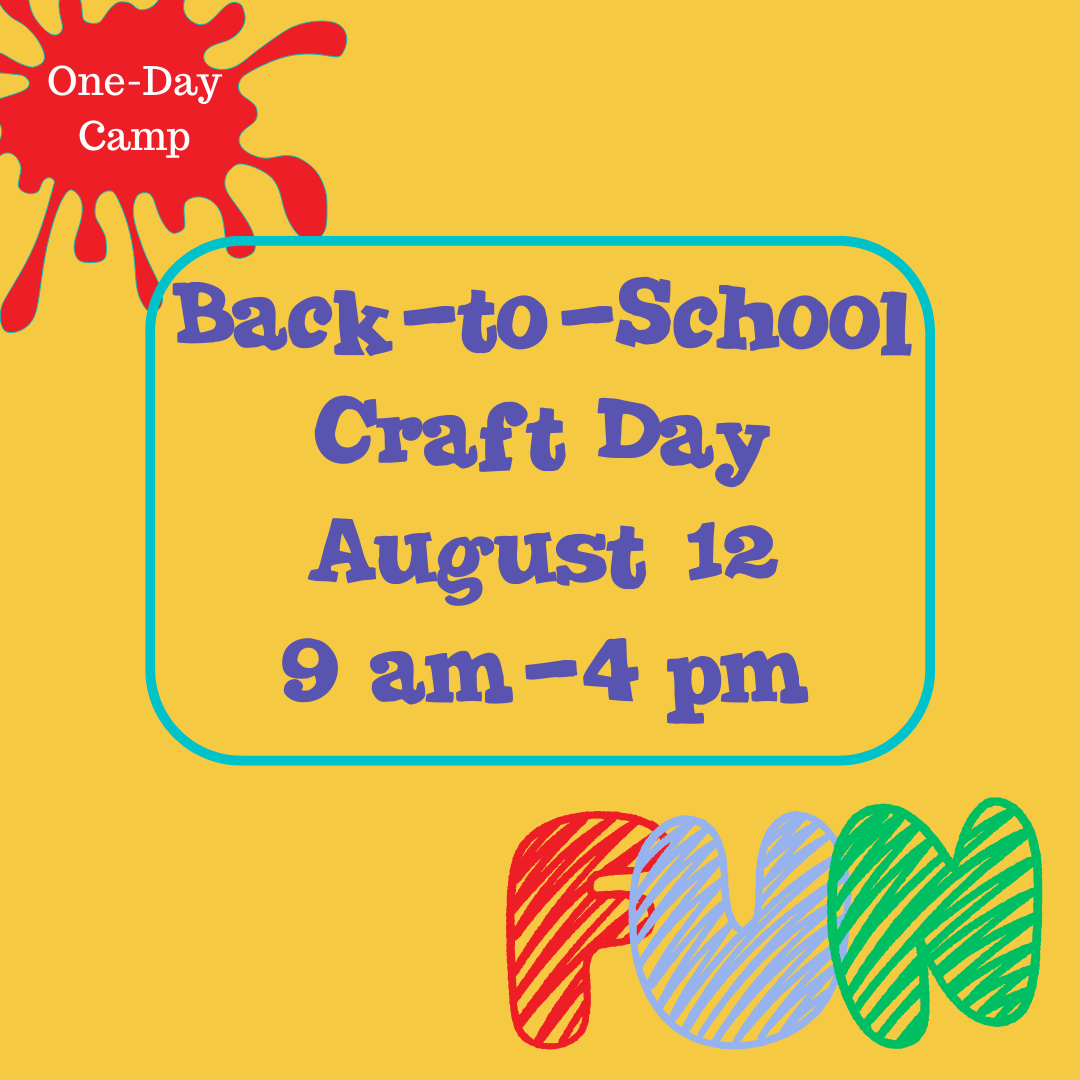 Back-to-School Crafting All Day